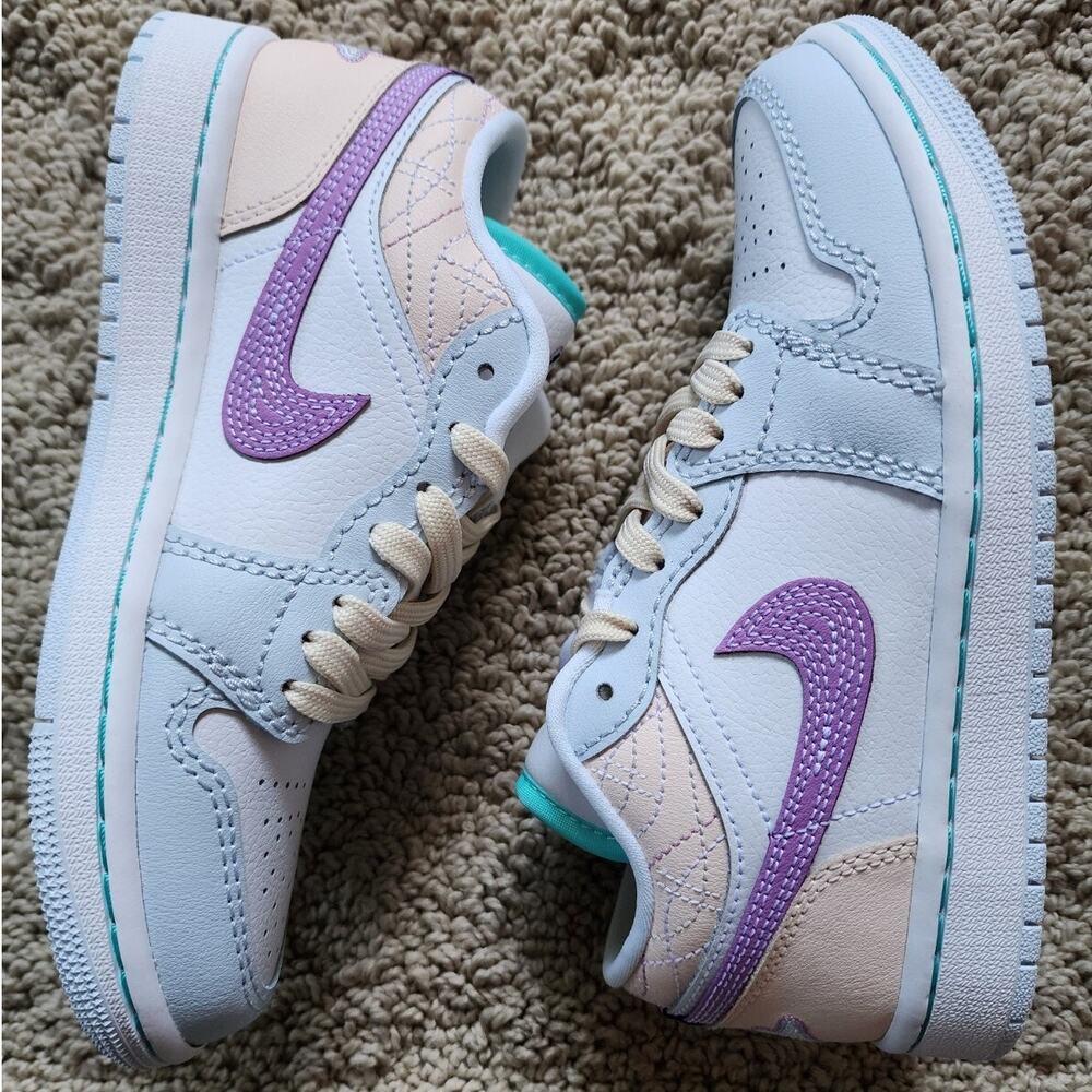 Wmns Jordan 1 Low Multi-Color Sashiko Brand New Sz 5.5